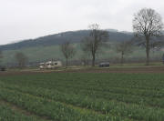 Blick vom Autobahnzubringer FR-Sd nach Osten zum Schnberg am 22.3.2007