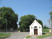 Blick nach Westen zur Maria-Hilf-Kapelle westlich Tunsel am 6.5.2007