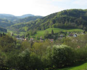  Blick nach Westen auf Tegernau am 29.4.2010